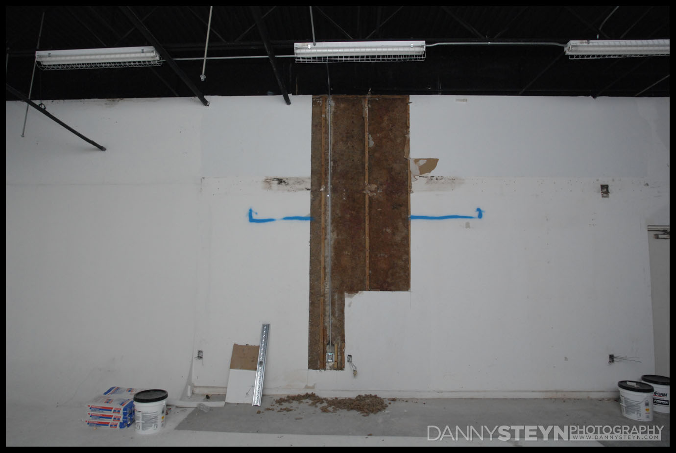 The newly discovered rot in the Main Studio drywall, still need to resolve the source of this leak