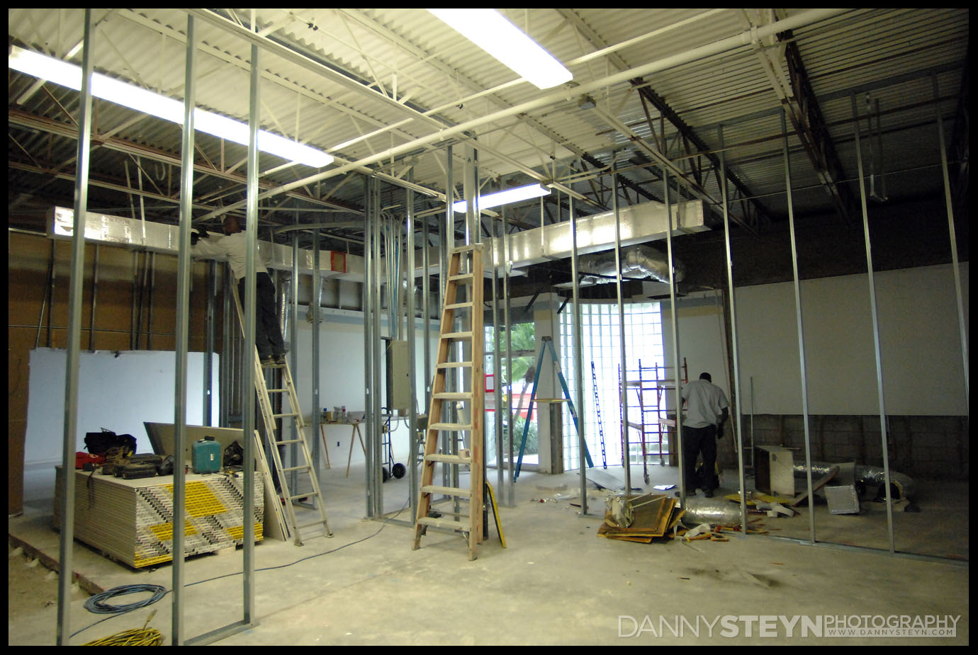 Drywall framing starts