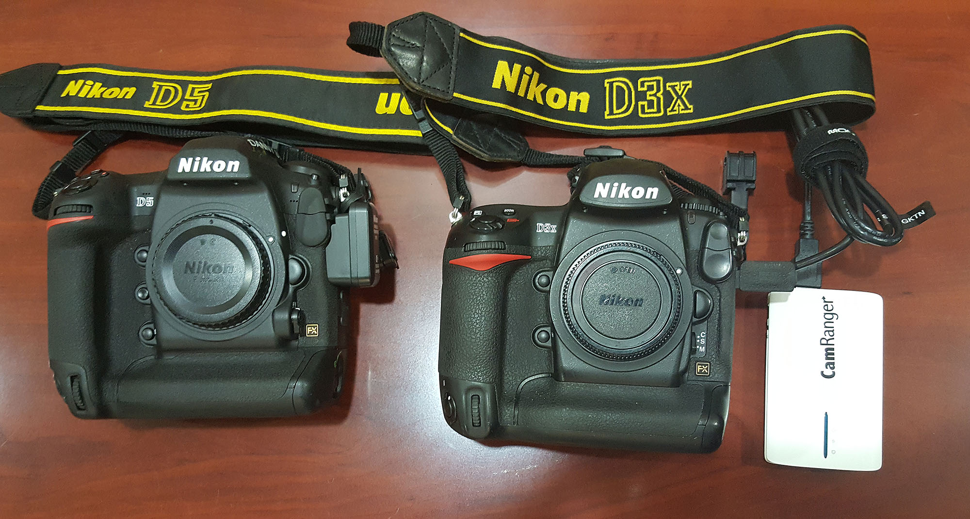 Previewing of Images on Tablets using Wireless Transmitters. Nikin D5 with Nikon WT-6A vs Nikon D3x with CamRanger