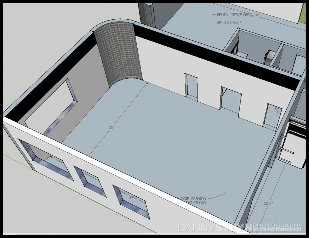 The Design Phase New Photography Studio Construction Project From